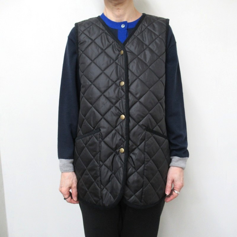 Vent d'oest  SOLTEXキルティングベスト  /BK19 【日本製】